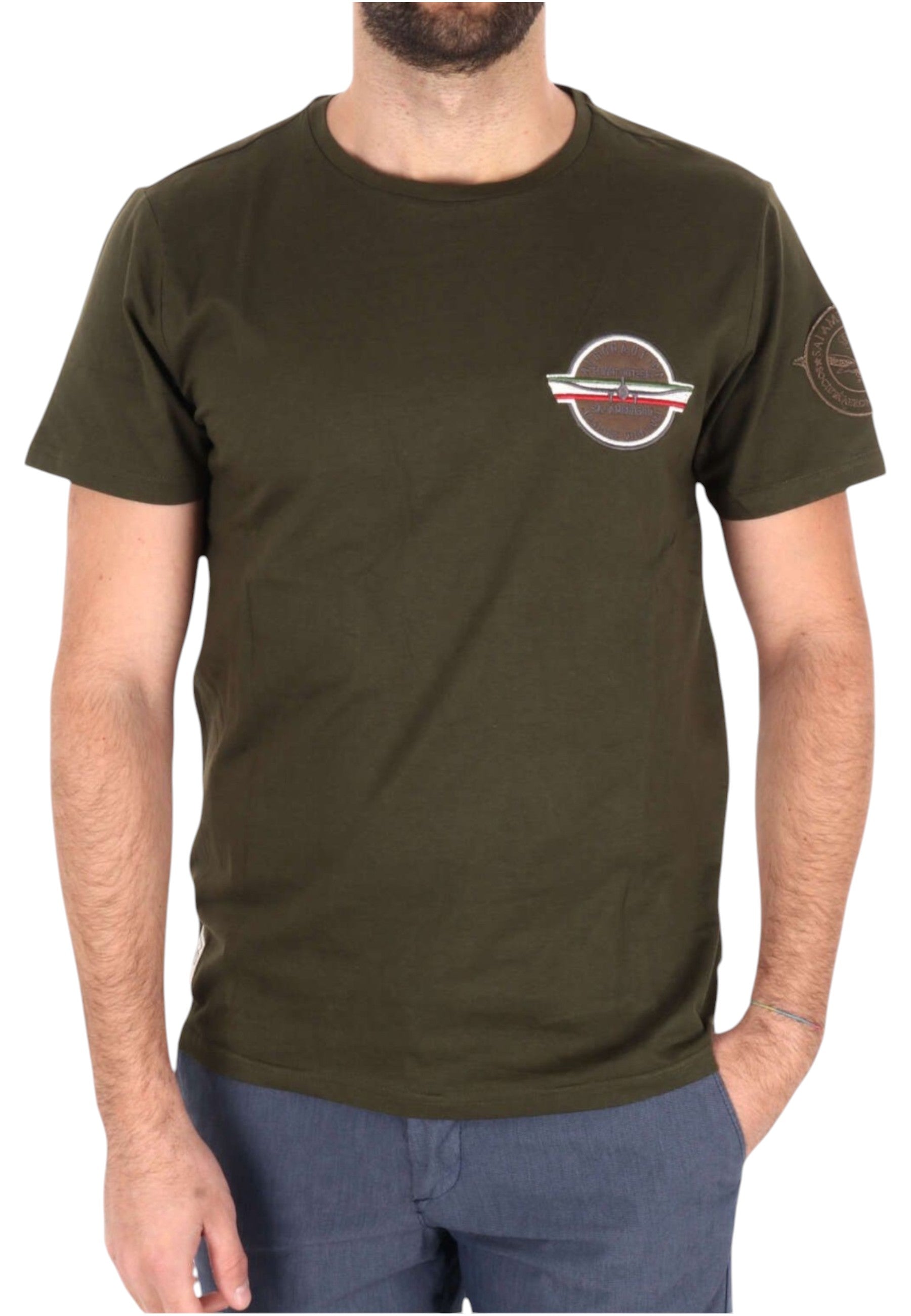 T-SHIRT E CANOTTE Verde Militare Aeronautica It.