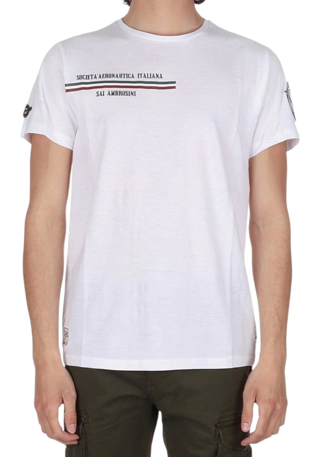T-SHIRT E CANOTTE Bianco Aeronautica It.