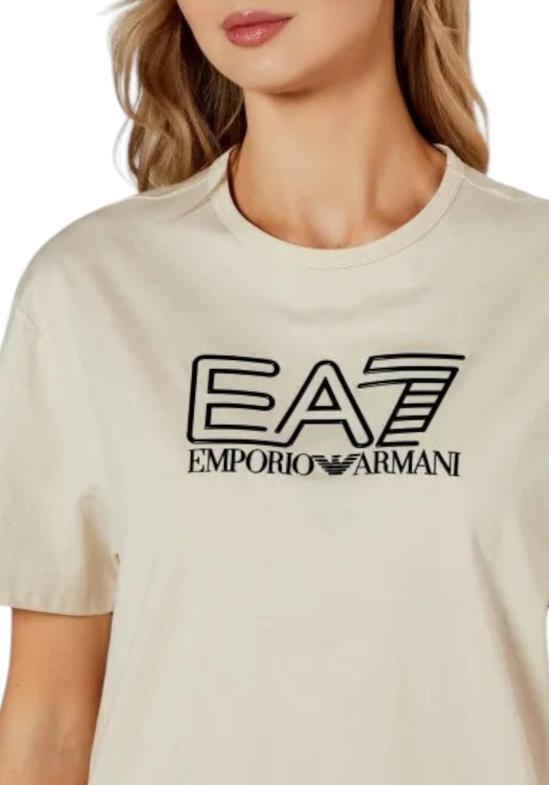 T-SHIRT E CANOTTE Beige/nero Ea7