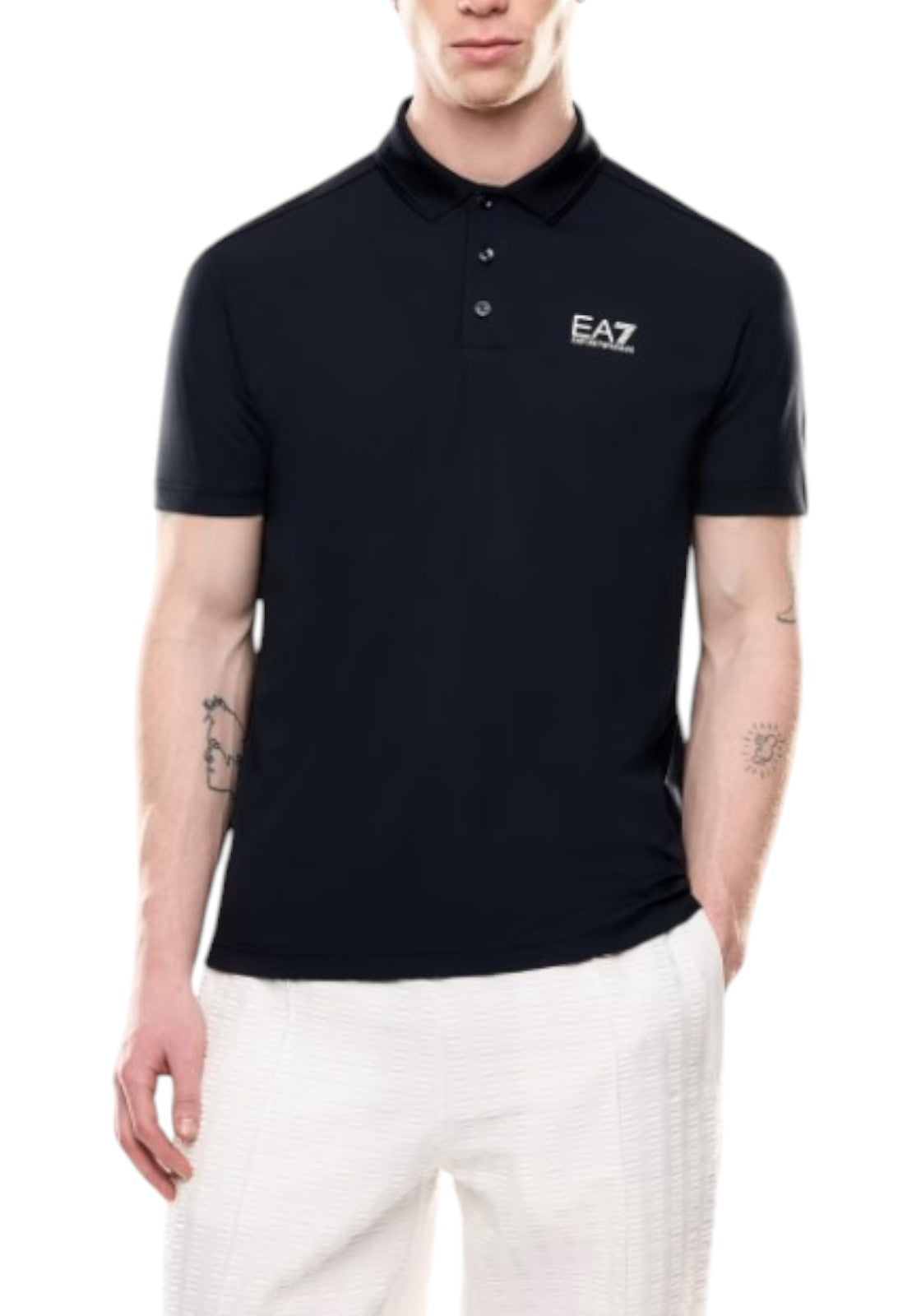 MAGLIONI E POLO Blu/bianco Ea7