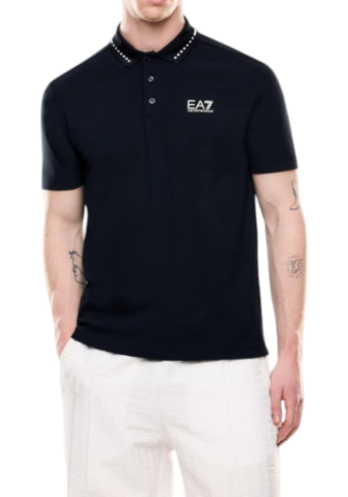 MAGLIONI E POLO Blu/bianco Ea7