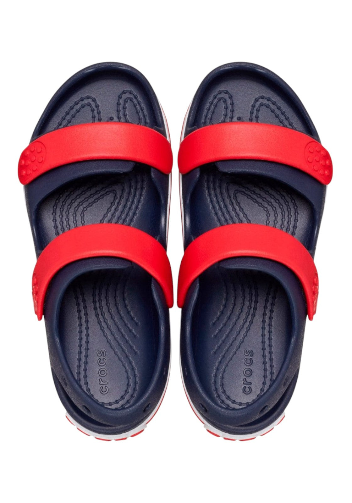 CIABATTE-INFRADITO Blu/rosso Crocs