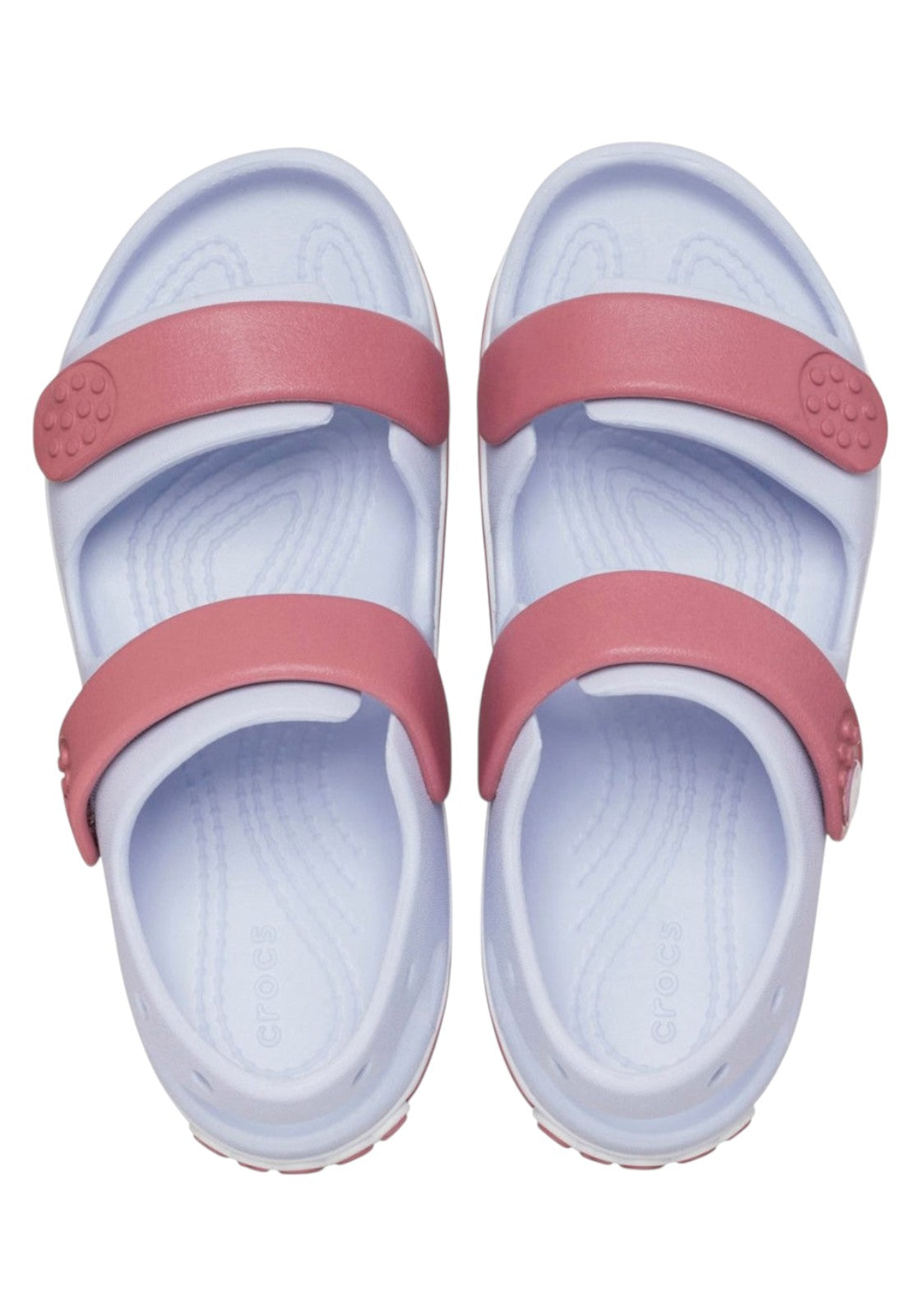 CIABATTE-INFRADITO Celeste/rosa Crocs