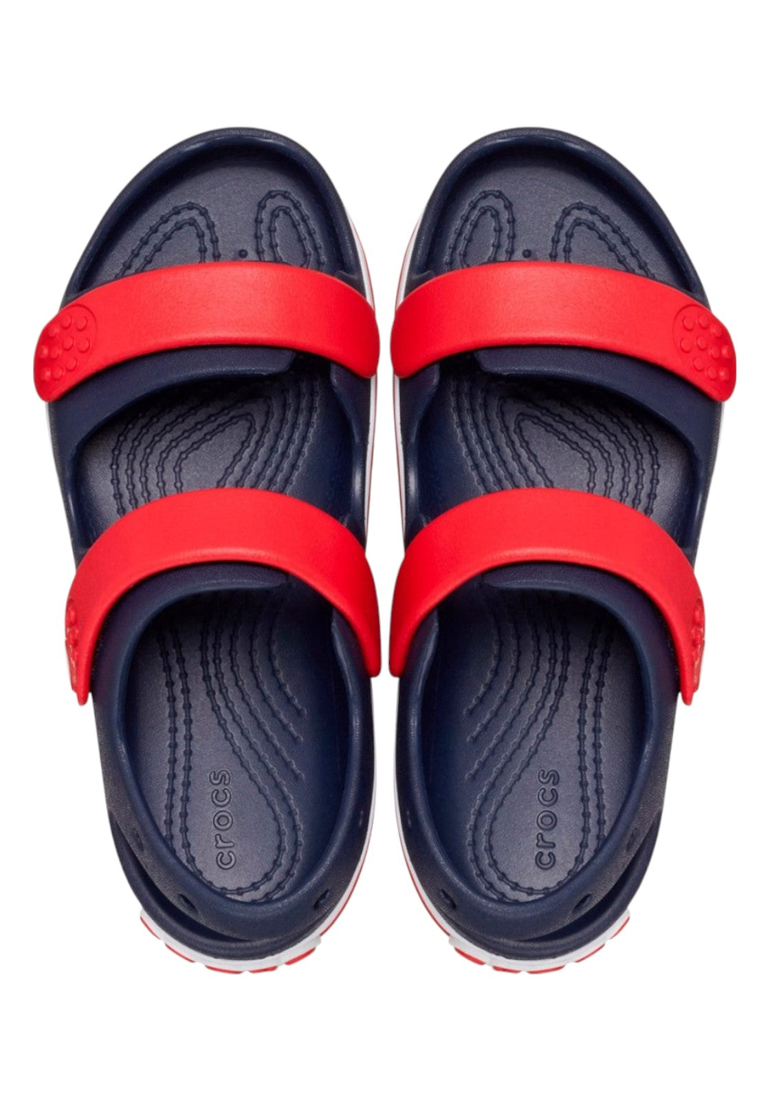 CIABATTE-INFRADITO Blu/rosso Crocs