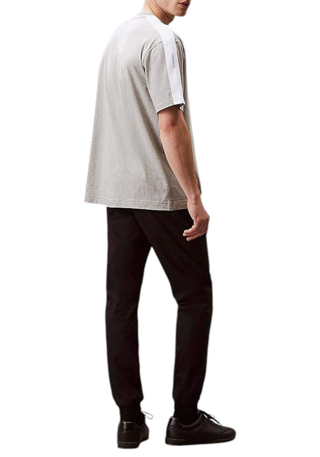 T-SHIRT E CANOTTE Grigio Melange Calvin Klein