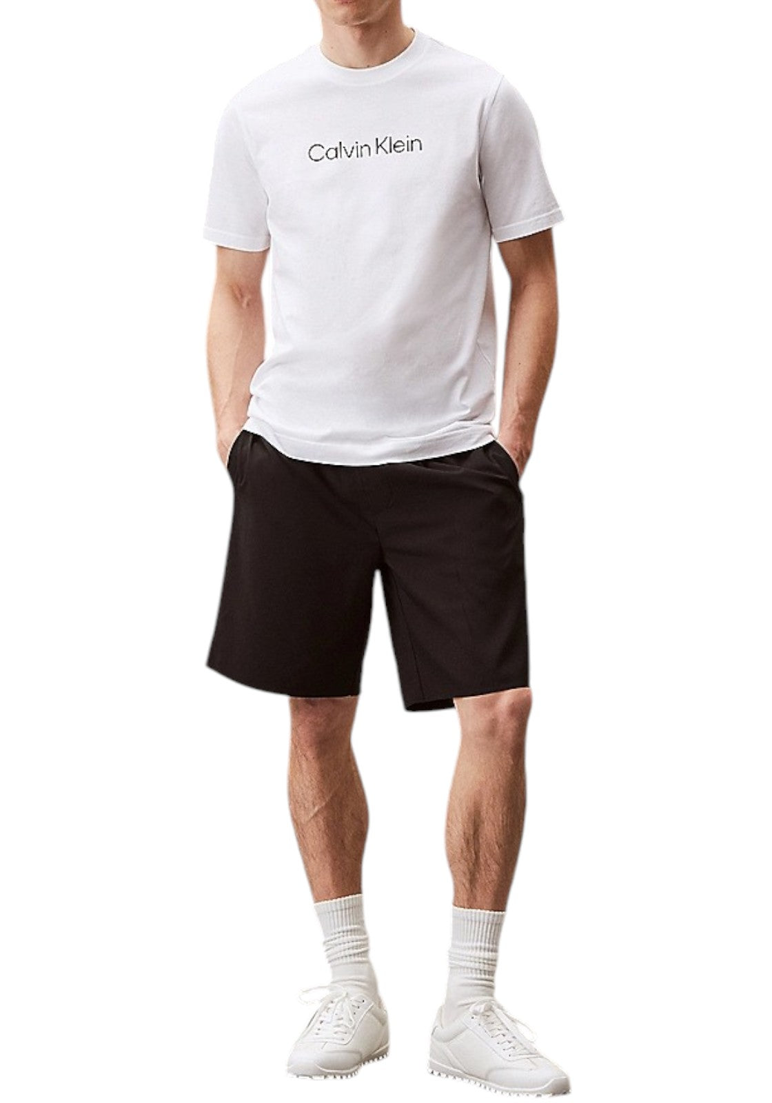 T-SHIRT E CANOTTE Bianco/nero Calvin Klein