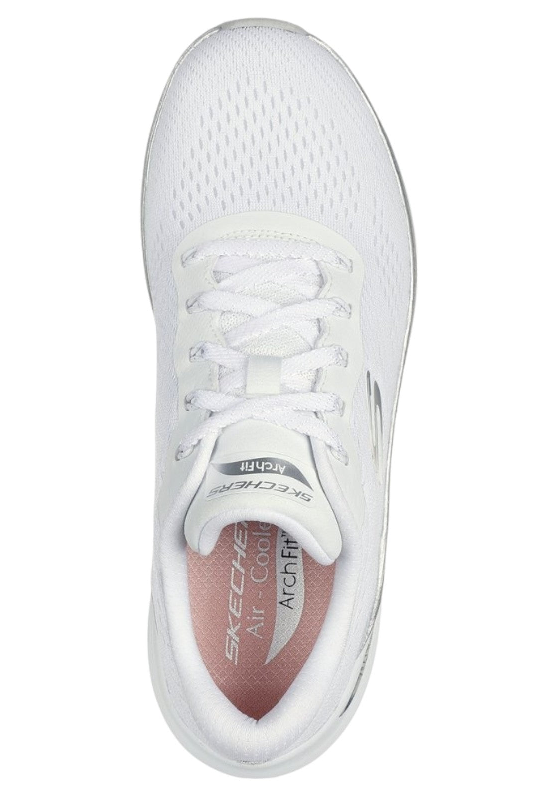SCARPE Bianco/argento Skechers
