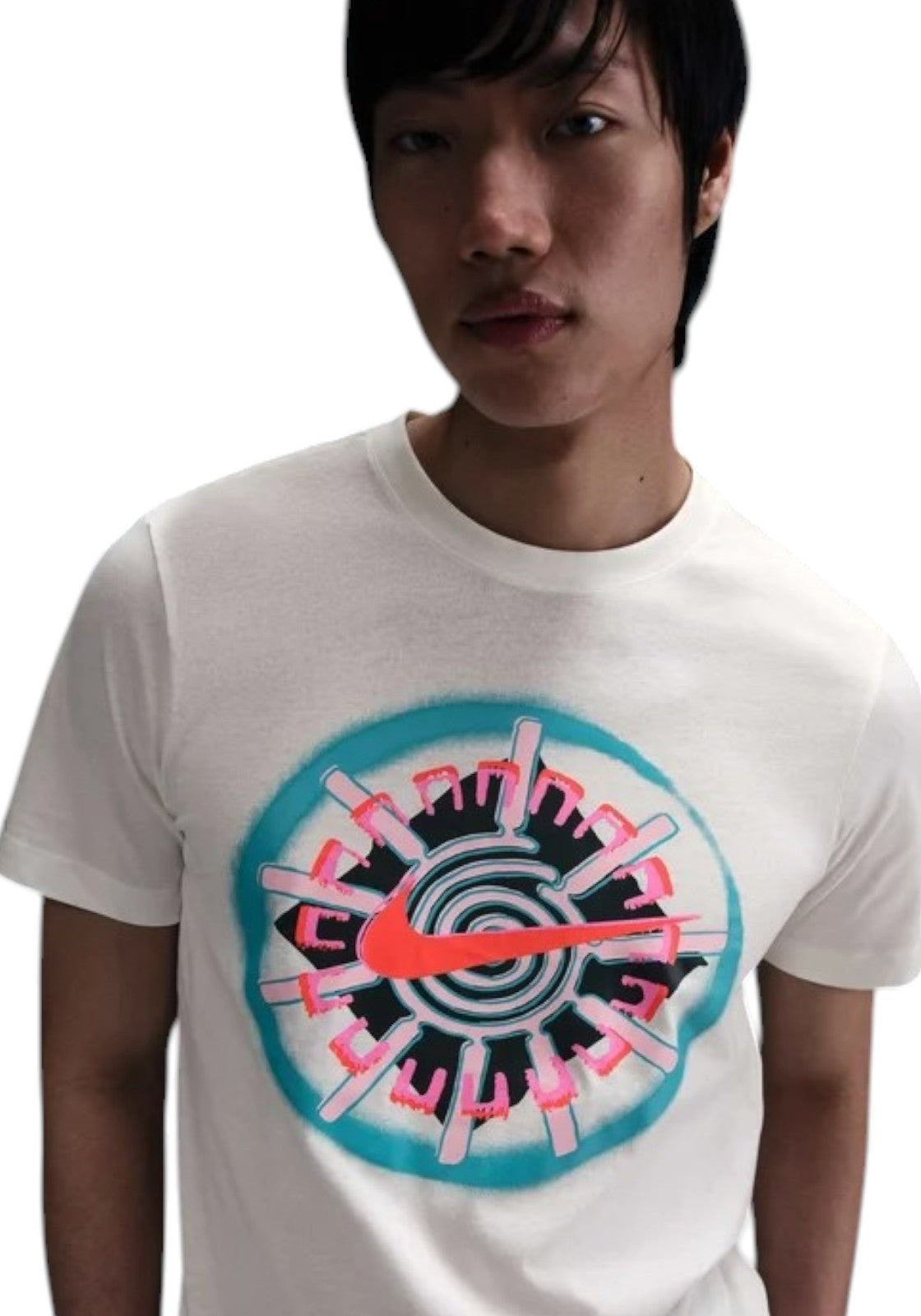 T-SHIRT E CANOTTE Bianco/arancio Nike