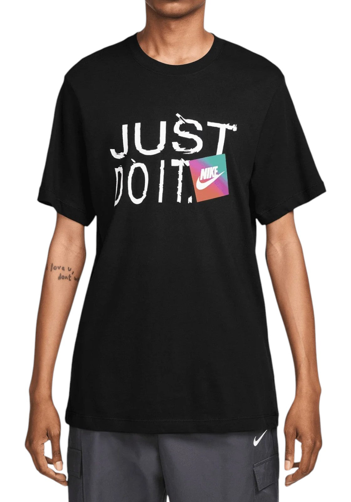 T-SHIRT E CANOTTE Nero/arancio Nike