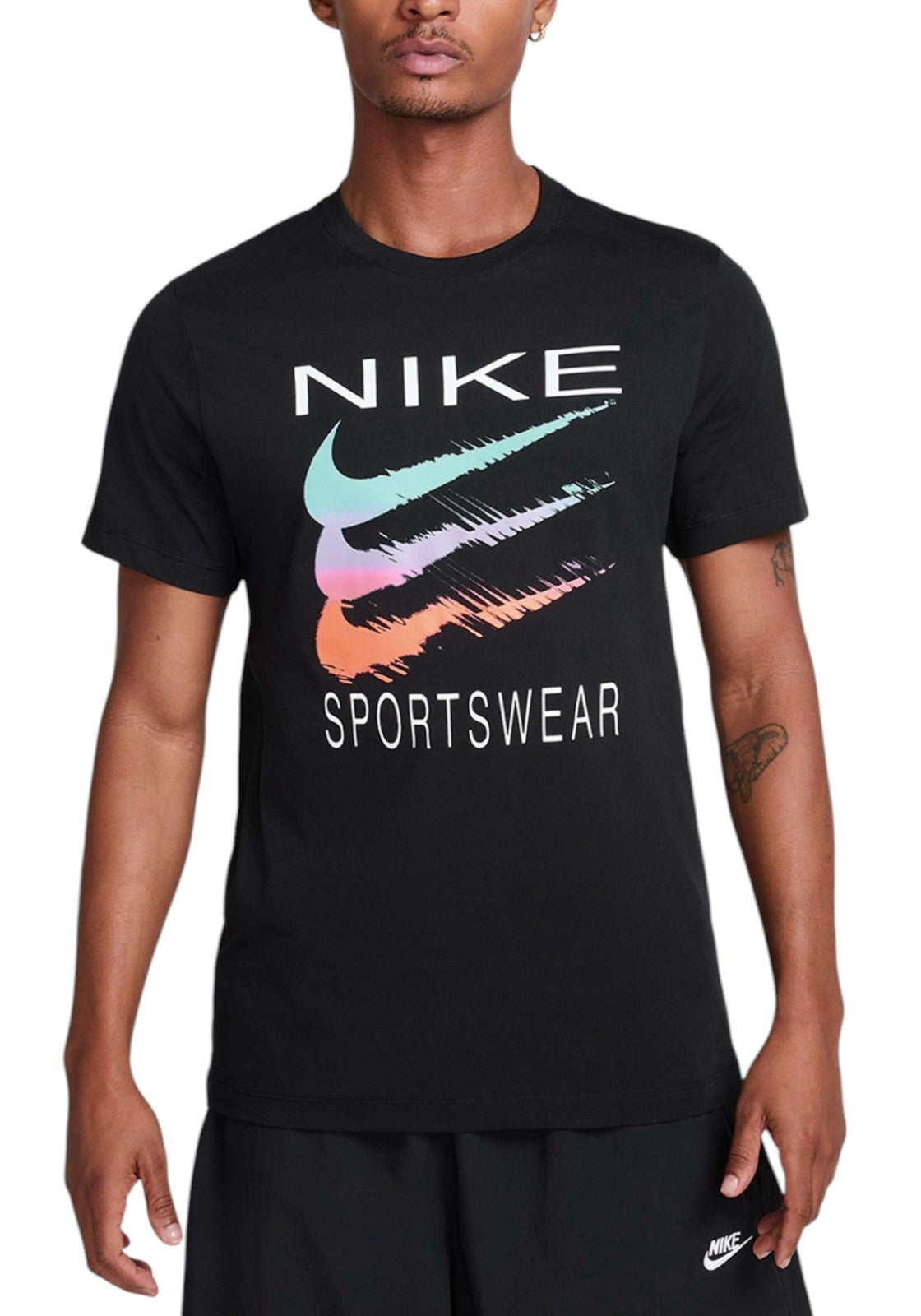 T-SHIRT E CANOTTE Nero/arancio Nike