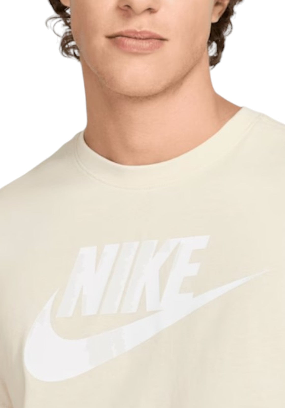 T-SHIRT E CANOTTE Beige/bianco Nike