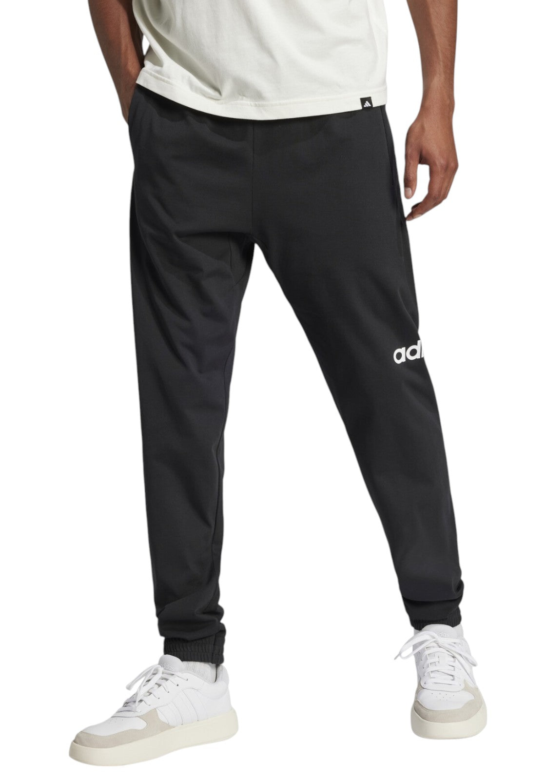 PANTALONI Nero/bianco Adidas