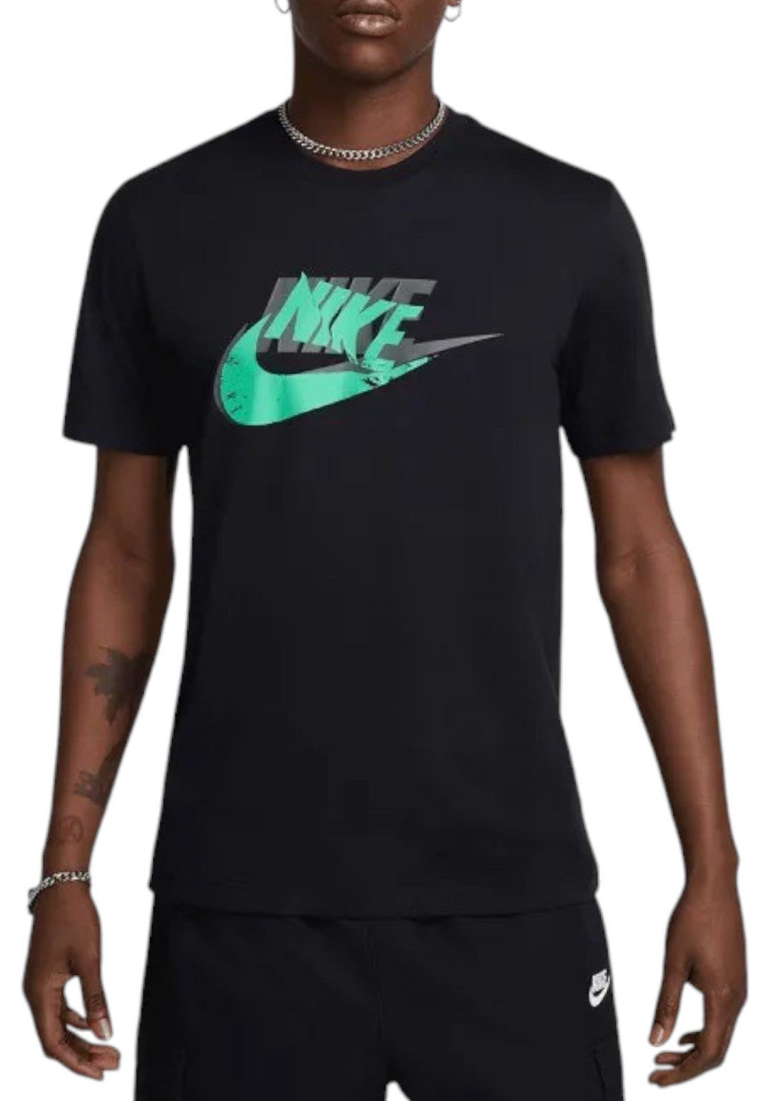 T-SHIRT E CANOTTE Nero/verde Nike