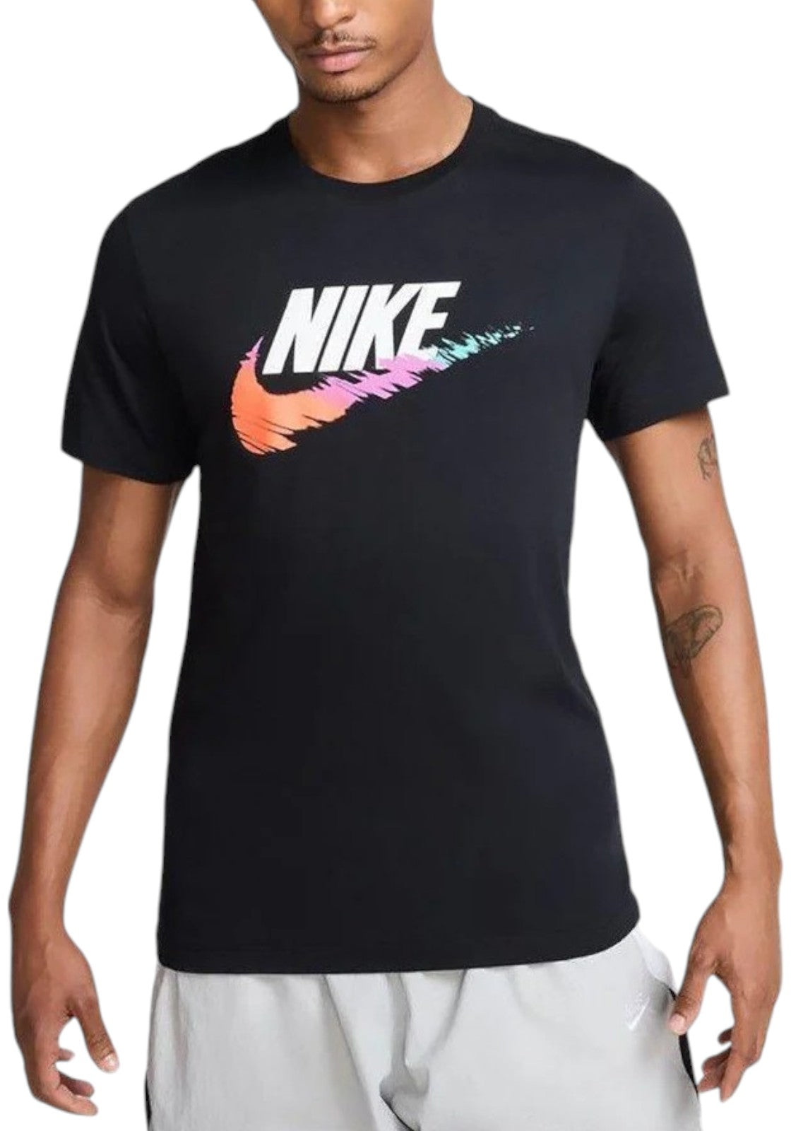 T-SHIRT E CANOTTE Nero/arancio Nike