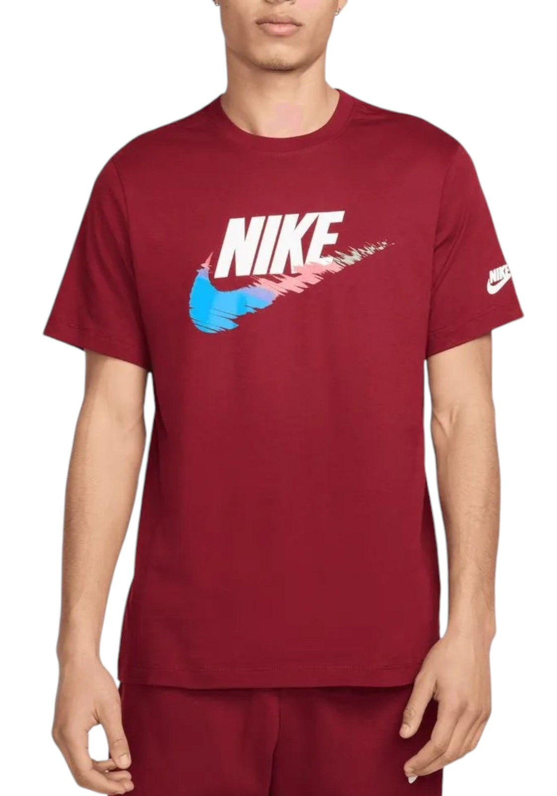 T-SHIRT E CANOTTE Bordeaux/bianco Nike