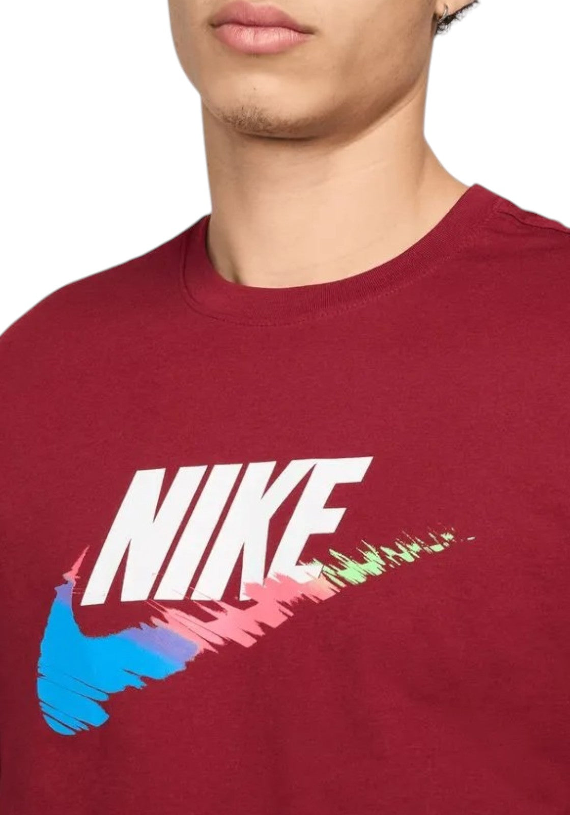 T-SHIRT E CANOTTE Bordeaux/bianco Nike
