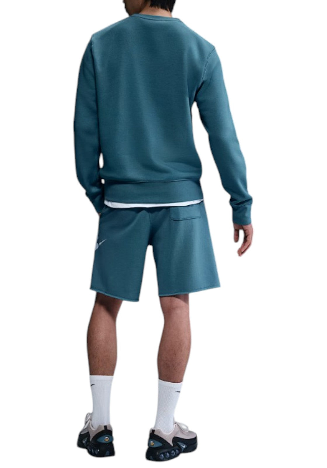 PANTALONCINI Celeste/bianco Nike