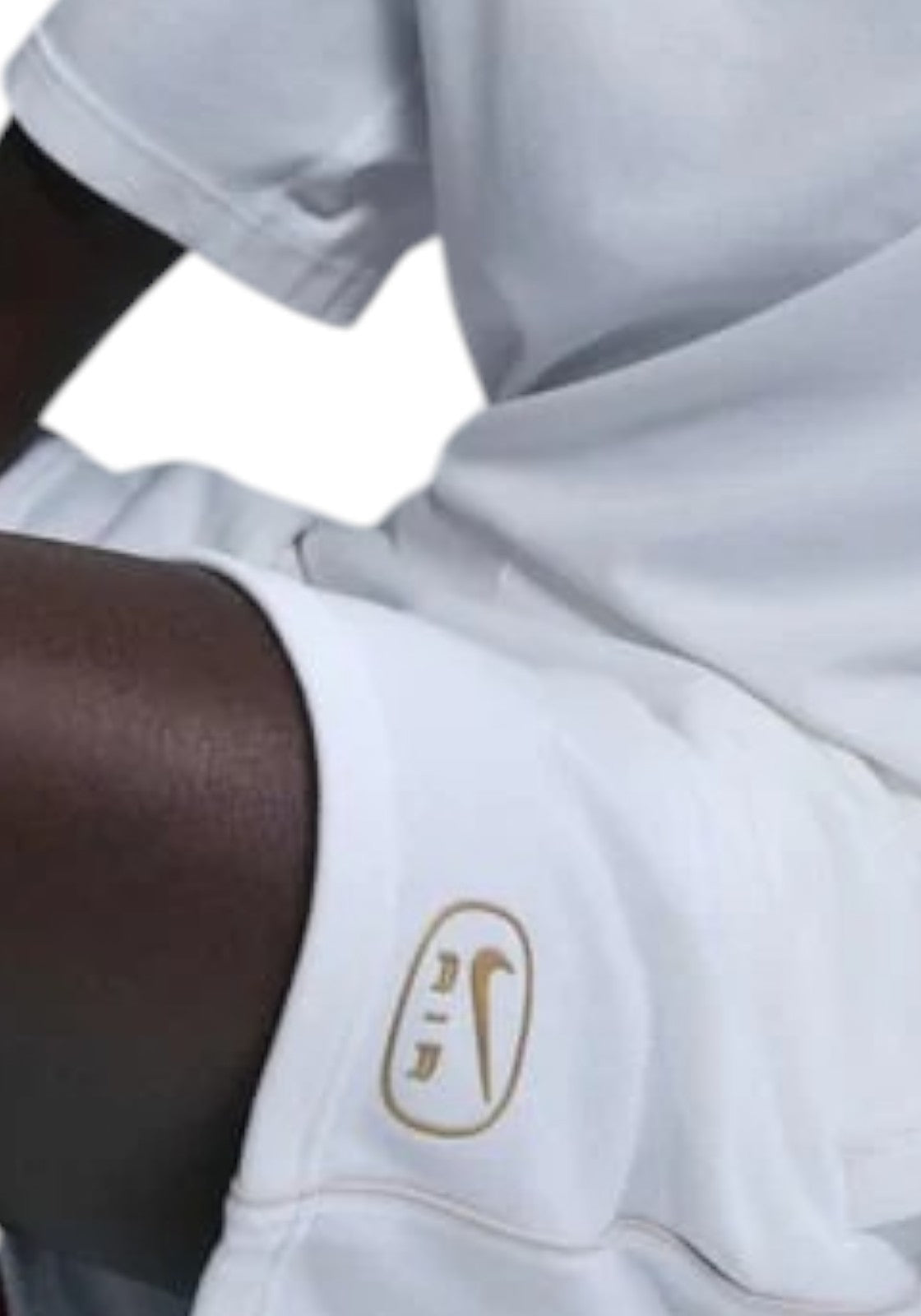 PANTALONCINI Bianco/oro Nike