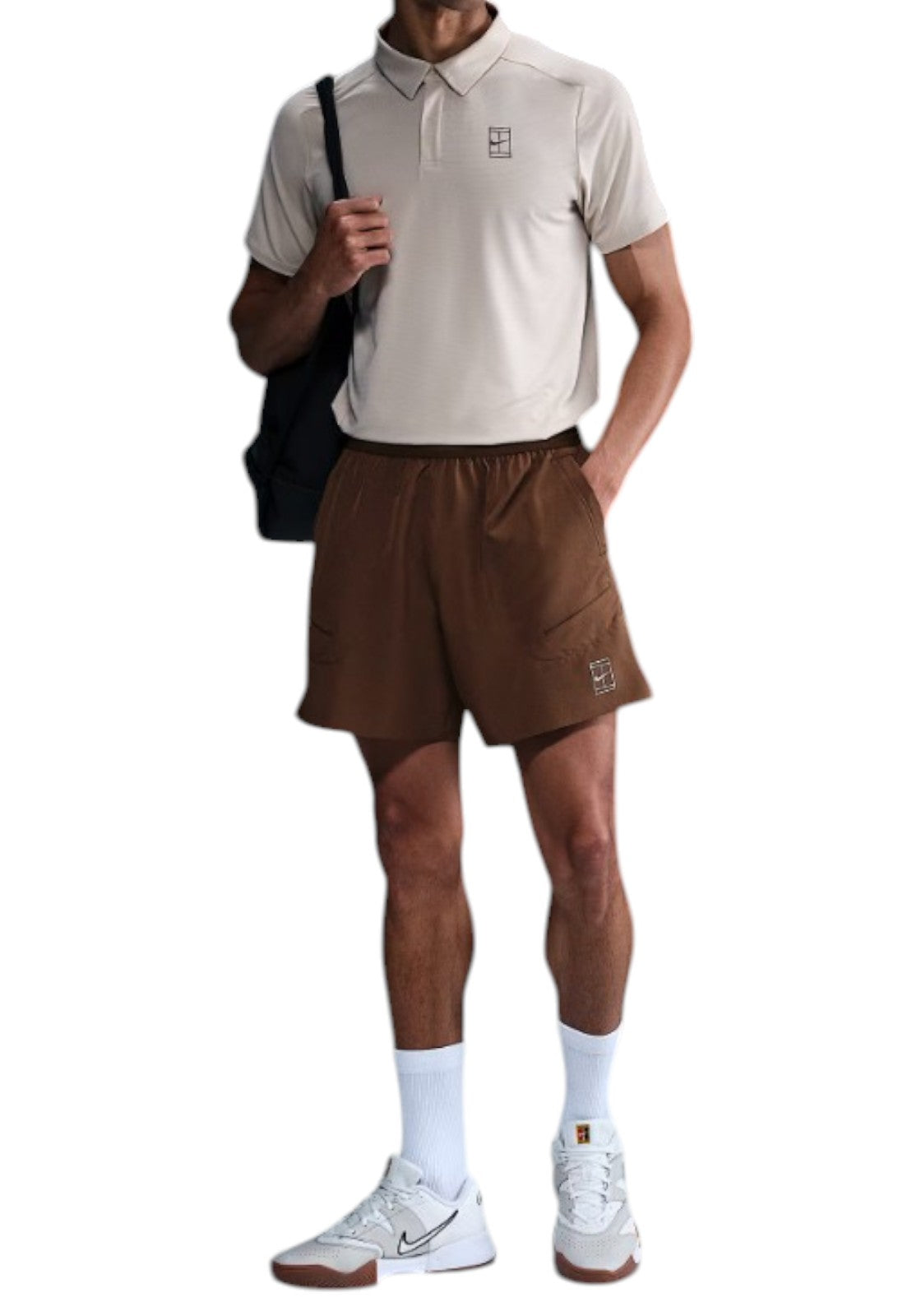 PANTALONCINI Marrone Nike