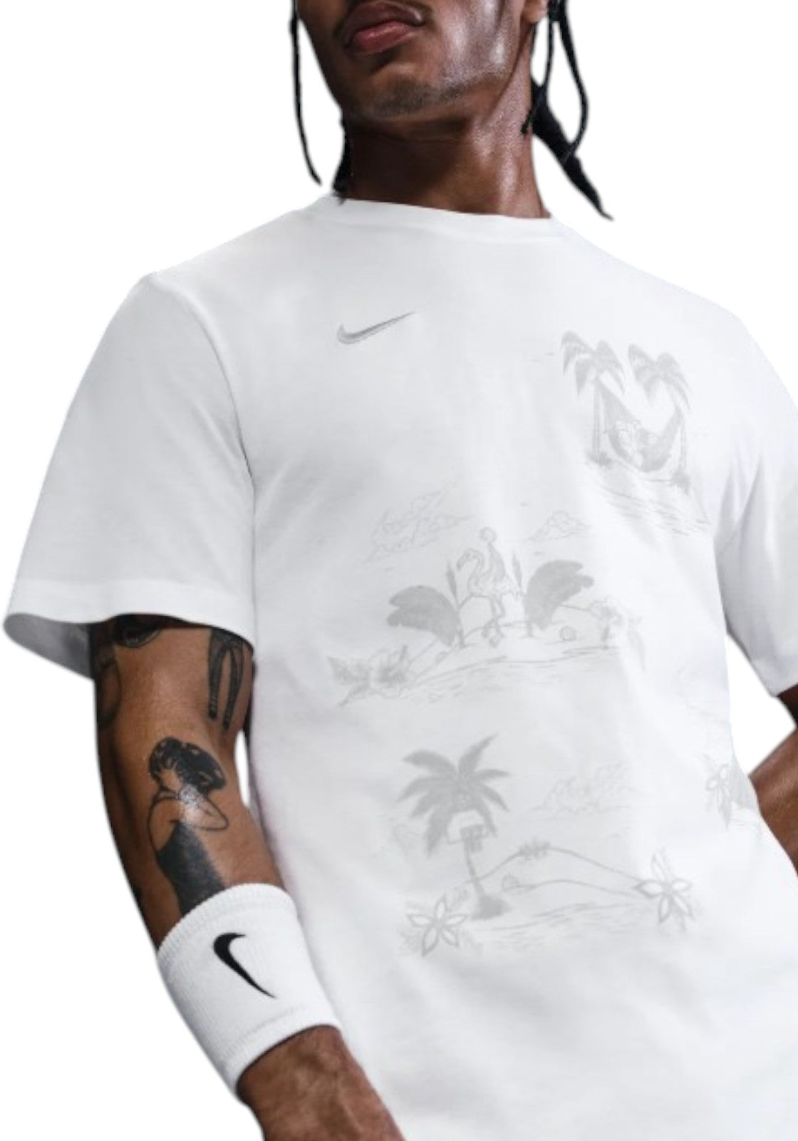 T-SHIRT E CANOTTE Bianco Nike