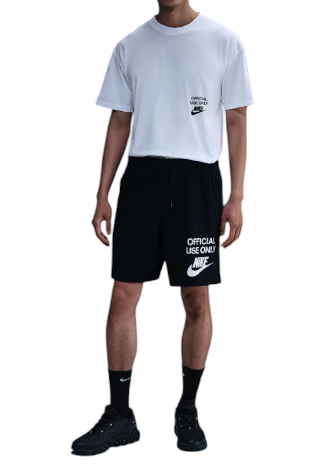 T-SHIRT E CANOTTE Bianco/nero Nike