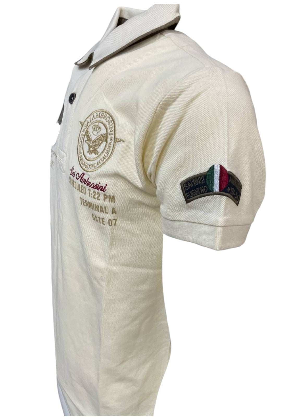 MAGLIONI E POLO Crema Aeronautica It.