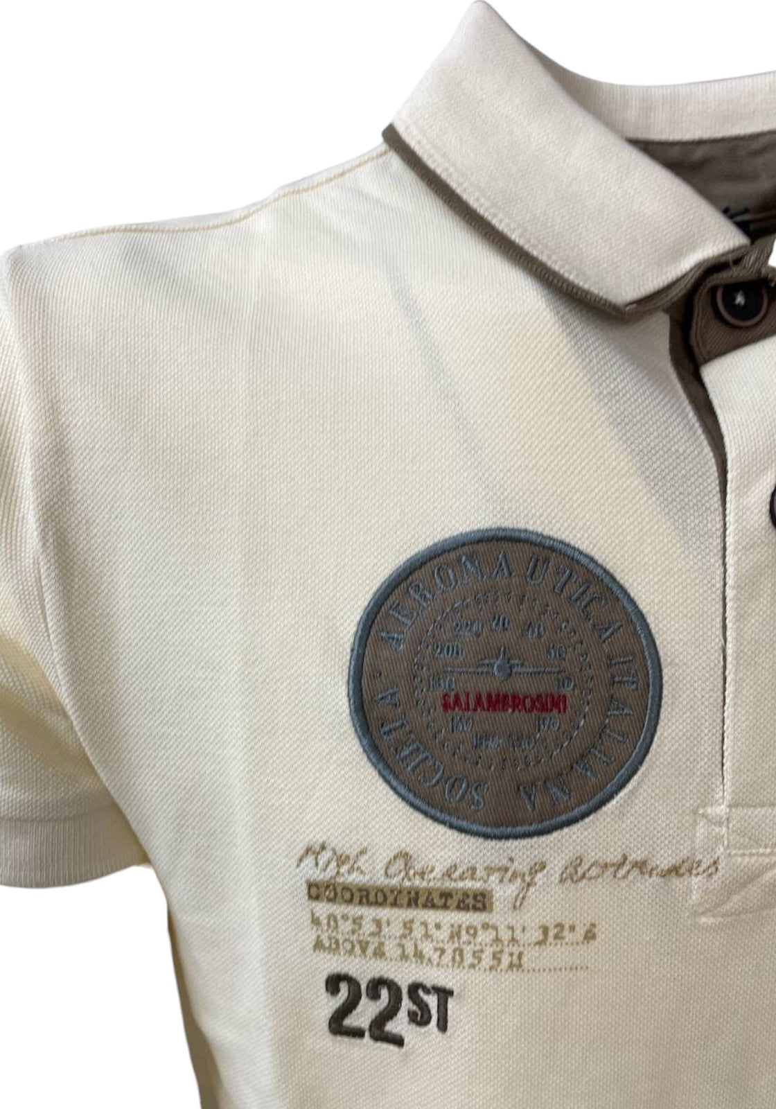 MAGLIONI E POLO Crema Aeronautica It.