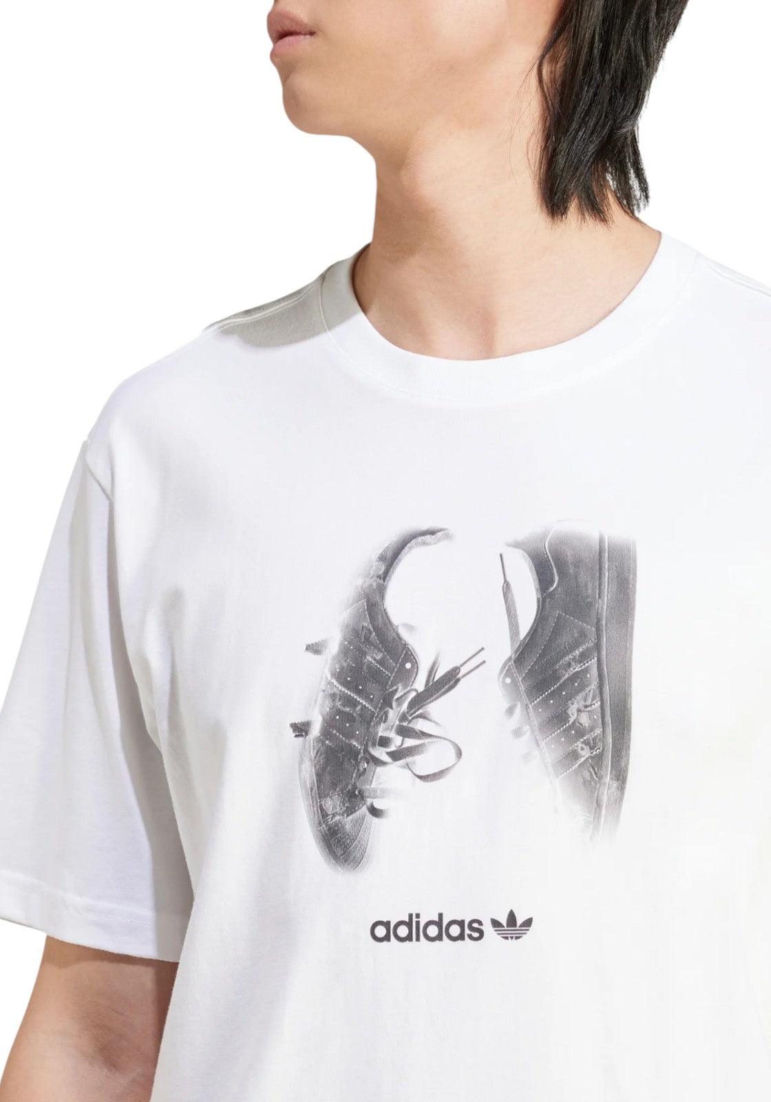T-SHIRT E CANOTTE Bianco/nero Adidas Originals