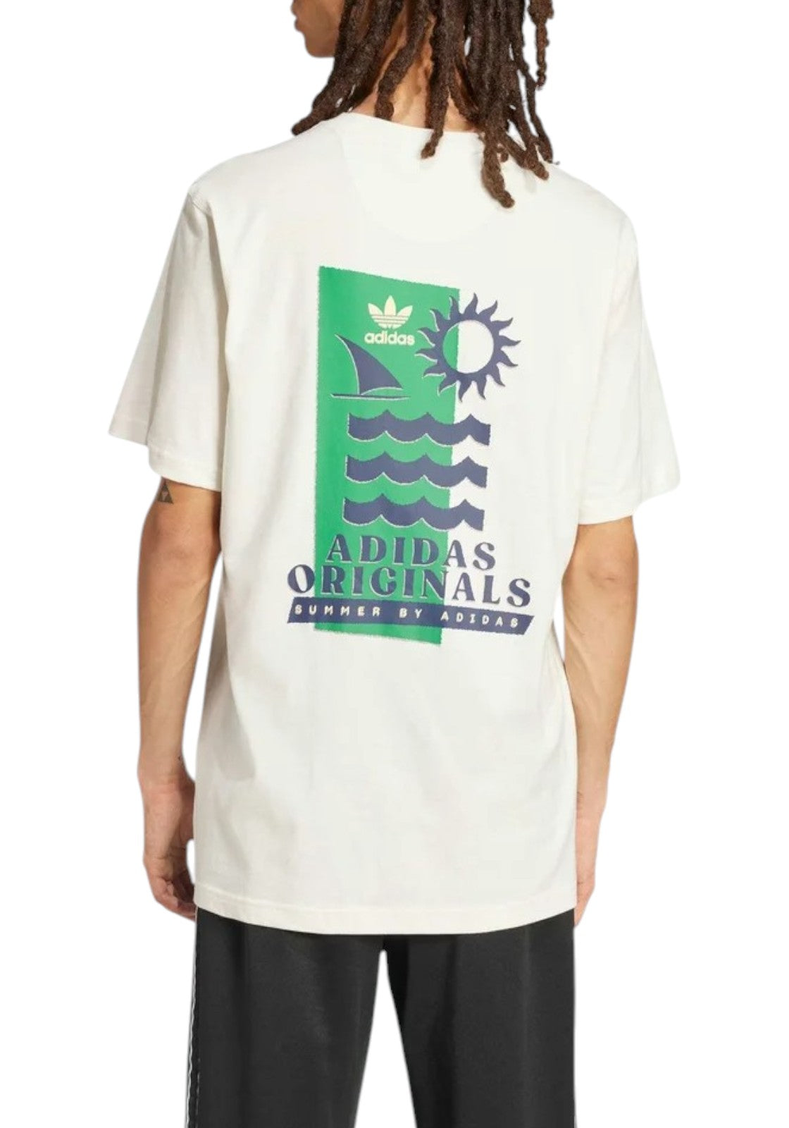 T-SHIRT E CANOTTE Natural White Adidas Originals