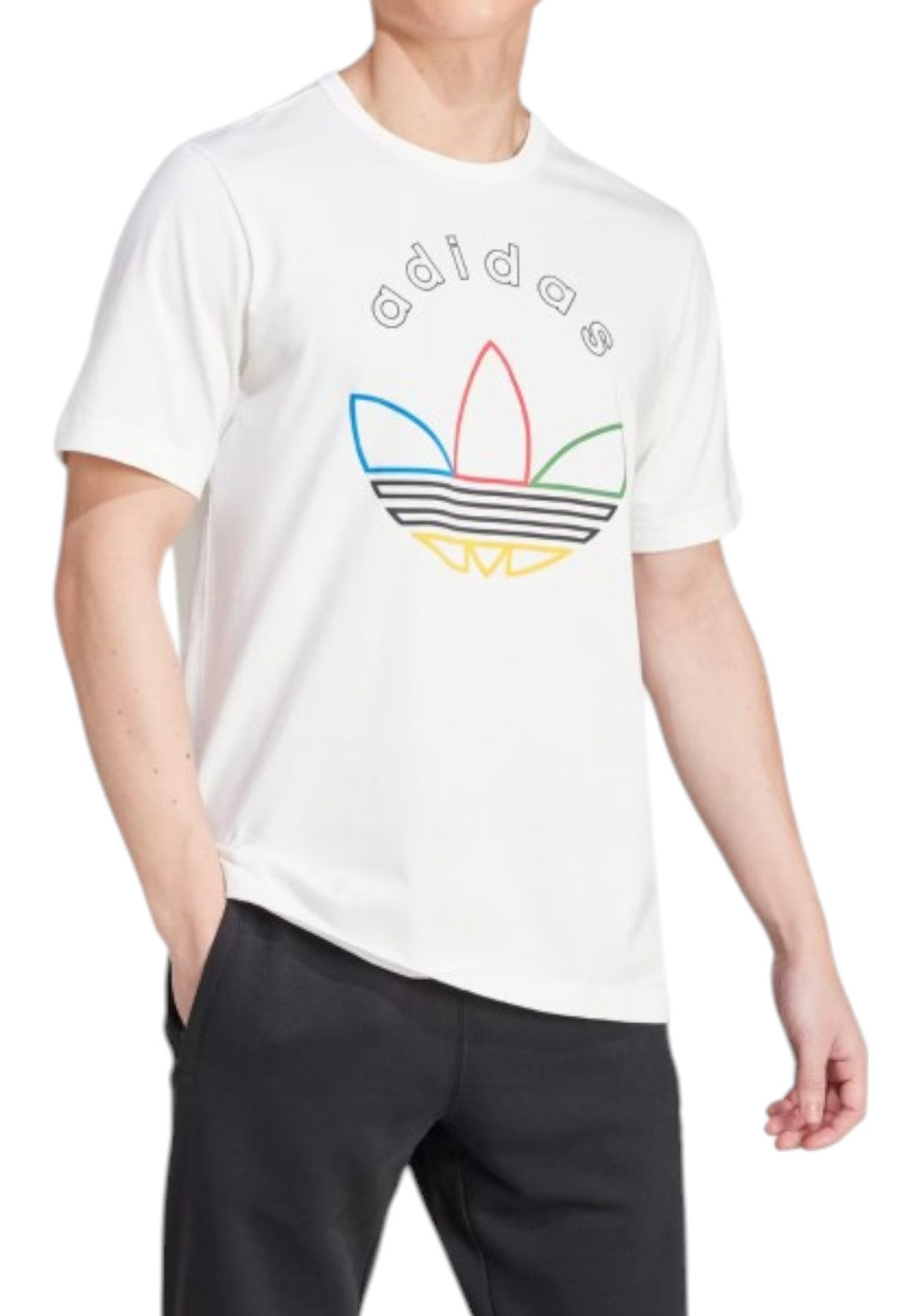 T-SHIRT E CANOTTE Bianco/nero Adidas Originals