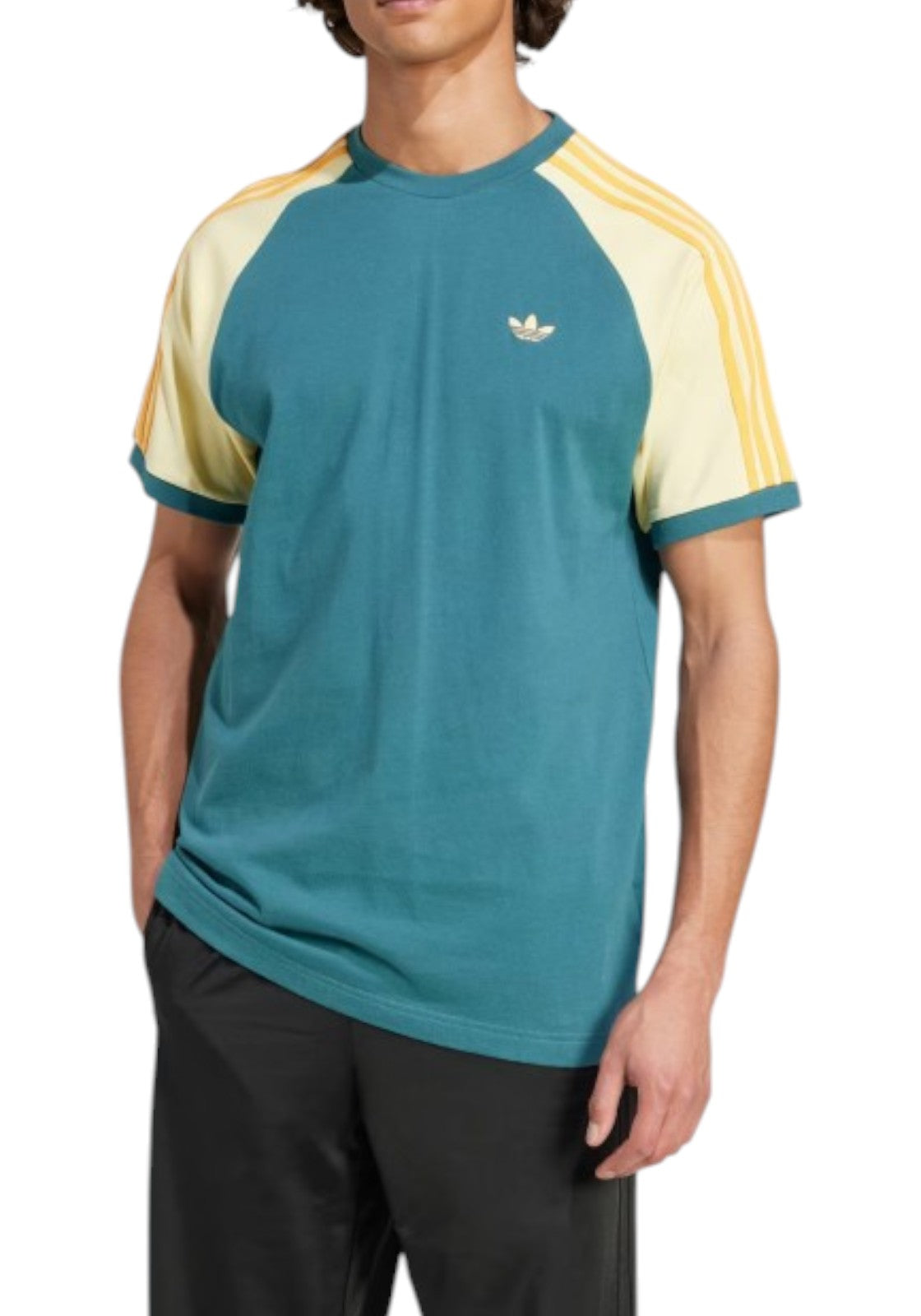 T-SHIRT E CANOTTE Verde/giallo Adidas Originals