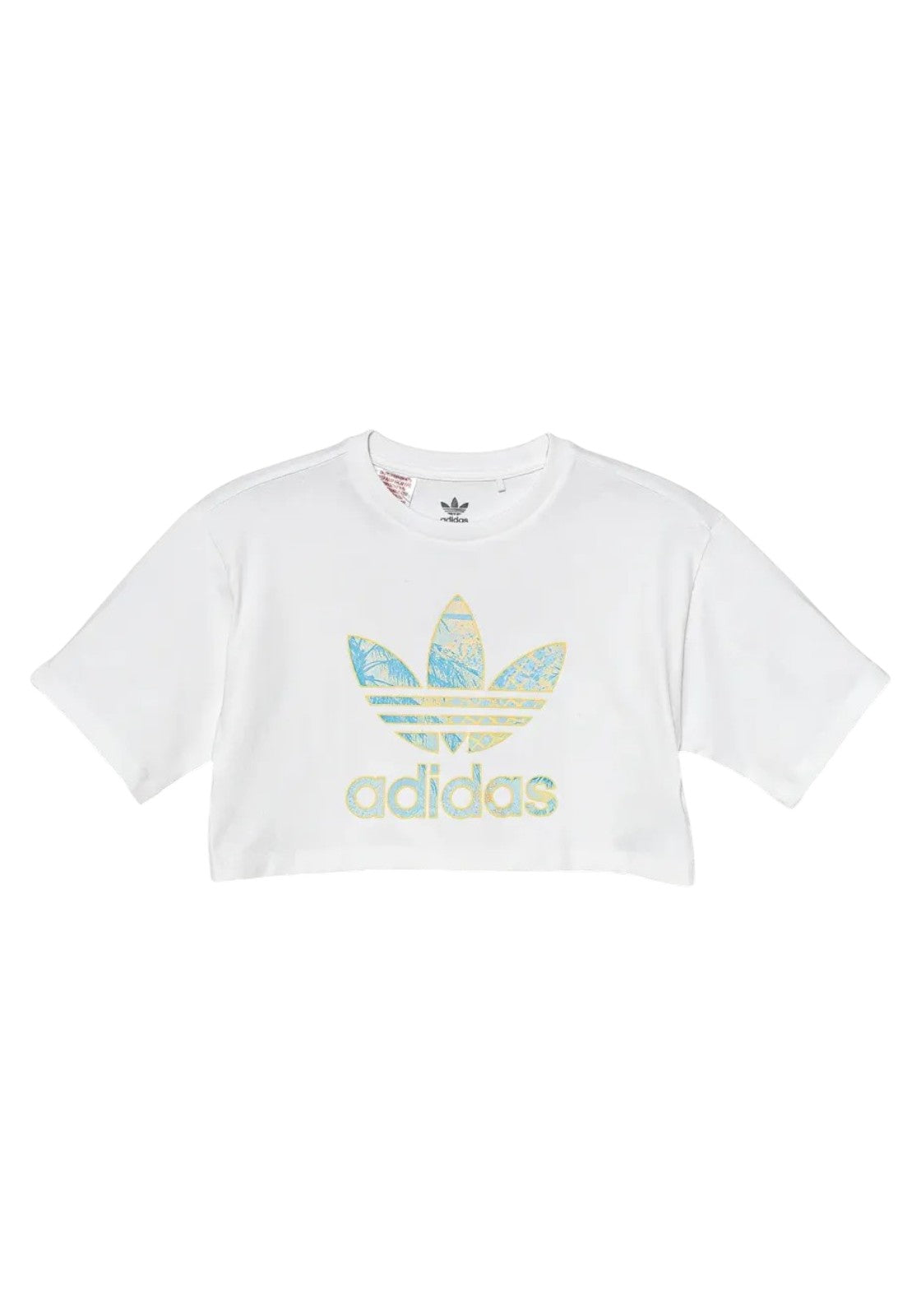 T-SHIRT E CANOTTE Bianco/celeste Adidas Originals
