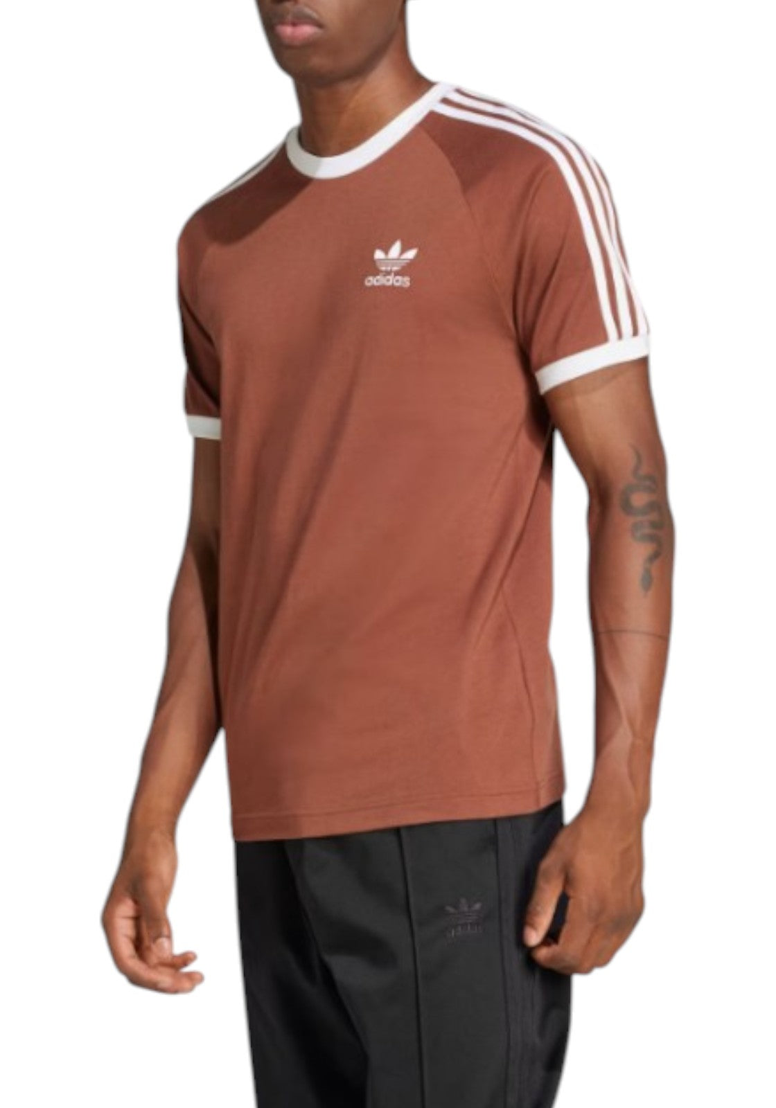 T-SHIRT E CANOTTE Marrone/bianco Adidas Originals