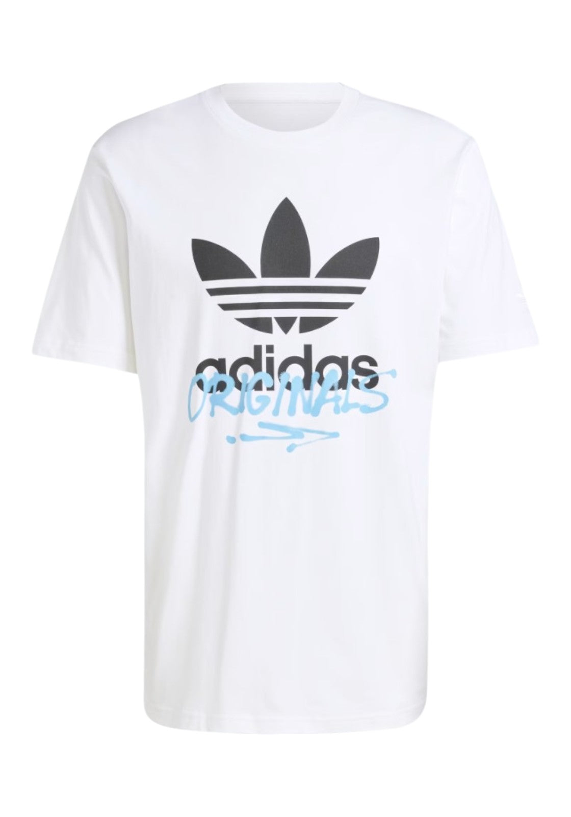 T-SHIRT E CANOTTE Bianco/celeste Adidas Originals