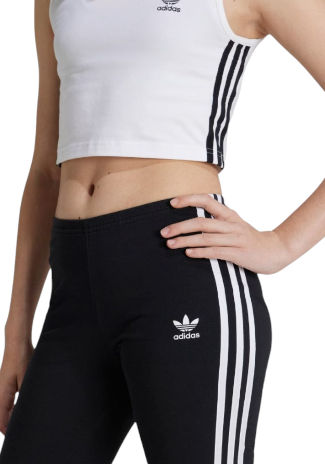 PANTALONI Nero/bianco Adidas Originals
