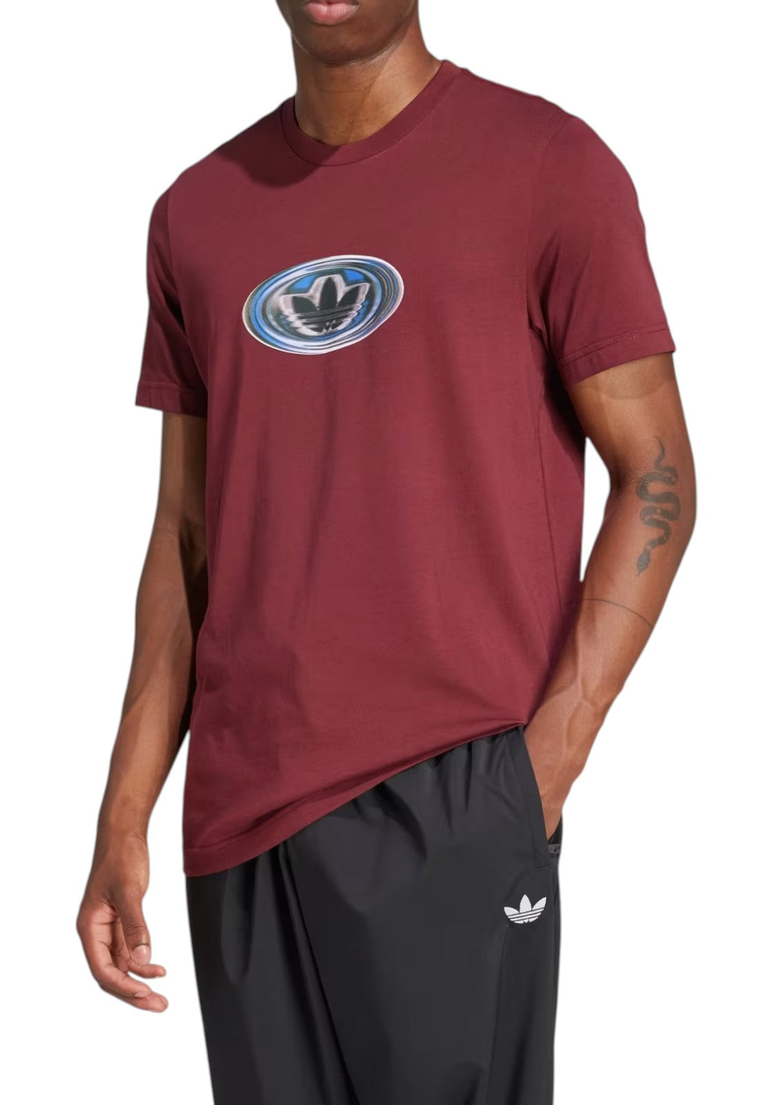 T-SHIRT E CANOTTE Bordeaux Adidas Originals