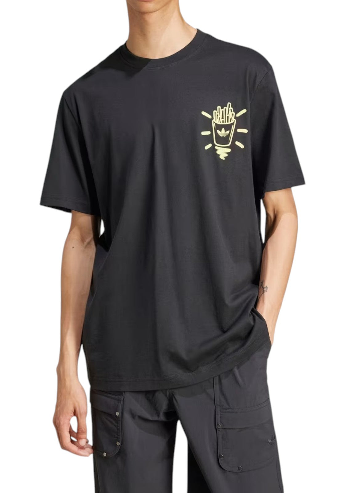 T-SHIRT E CANOTTE Nero/giallo Adidas Originals