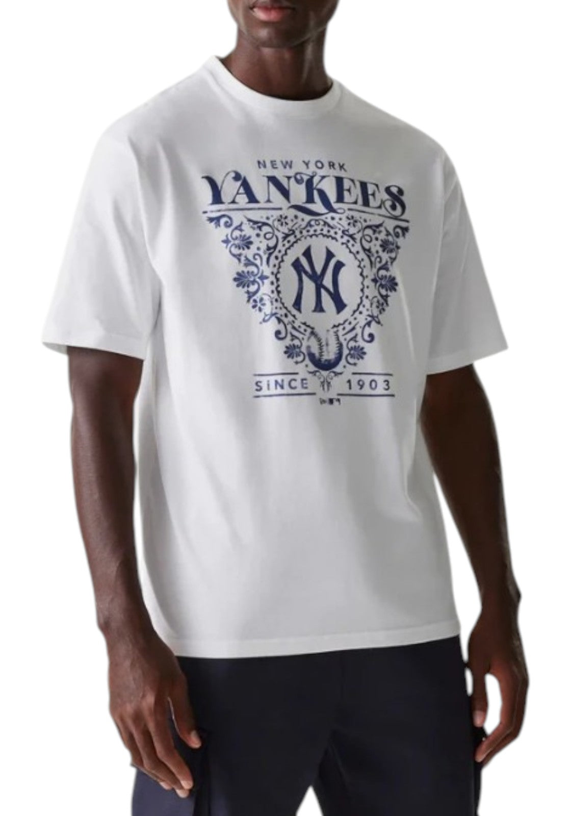 T-SHIRT E CANOTTE Bianco/blu New Era