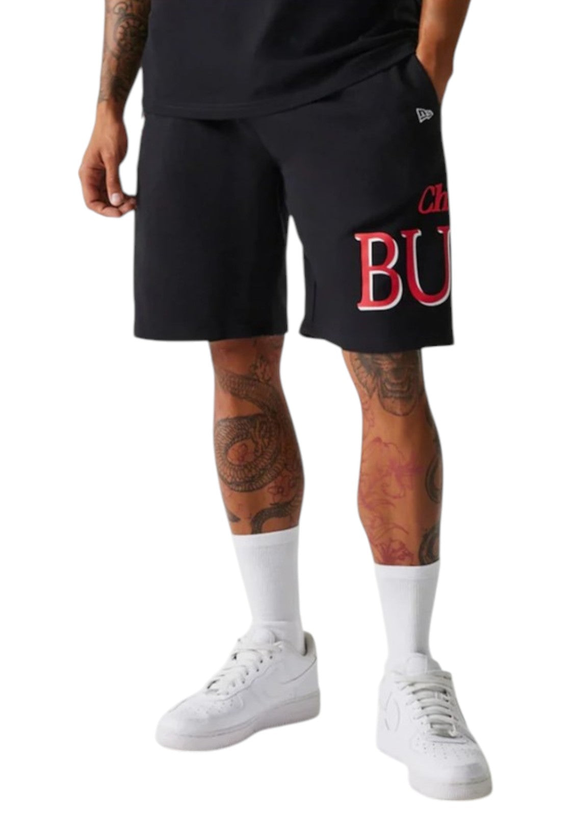 PANTALONCINI Nero/rosso New Era