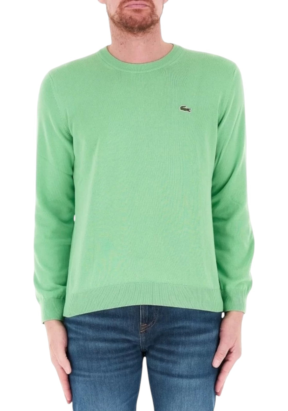 MAGLIONI E POLO Verde Prato Lacoste