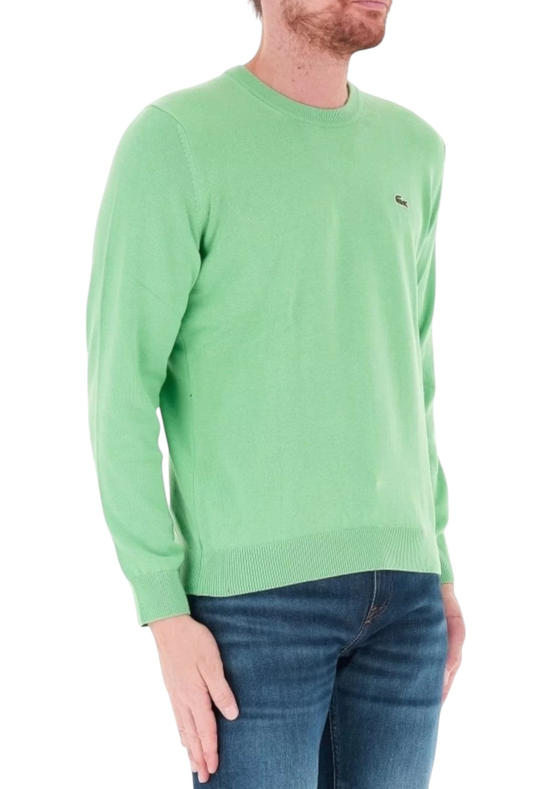 MAGLIONI E POLO Verde Prato Lacoste