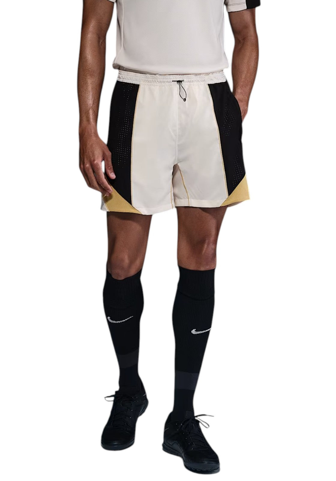 PANTALONCINI Panna/nero Nike