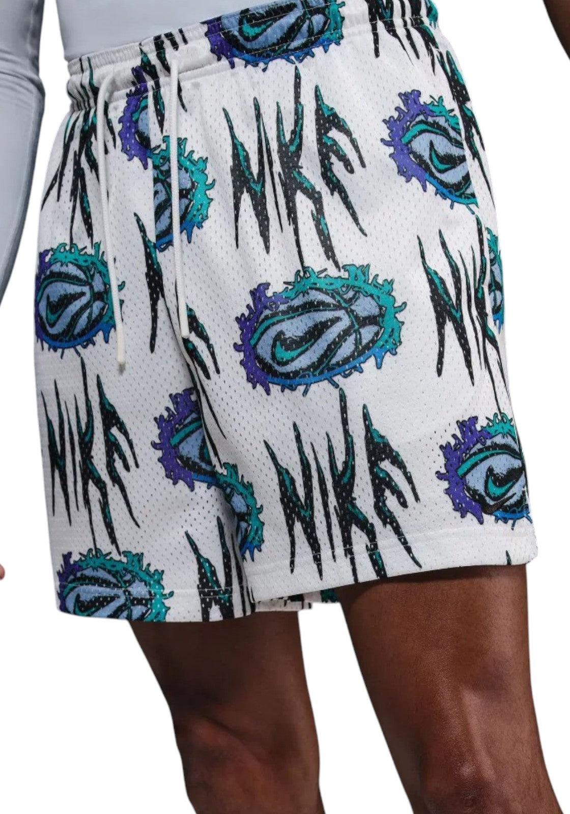 PANTALONCINI Bianco/celeste Nike