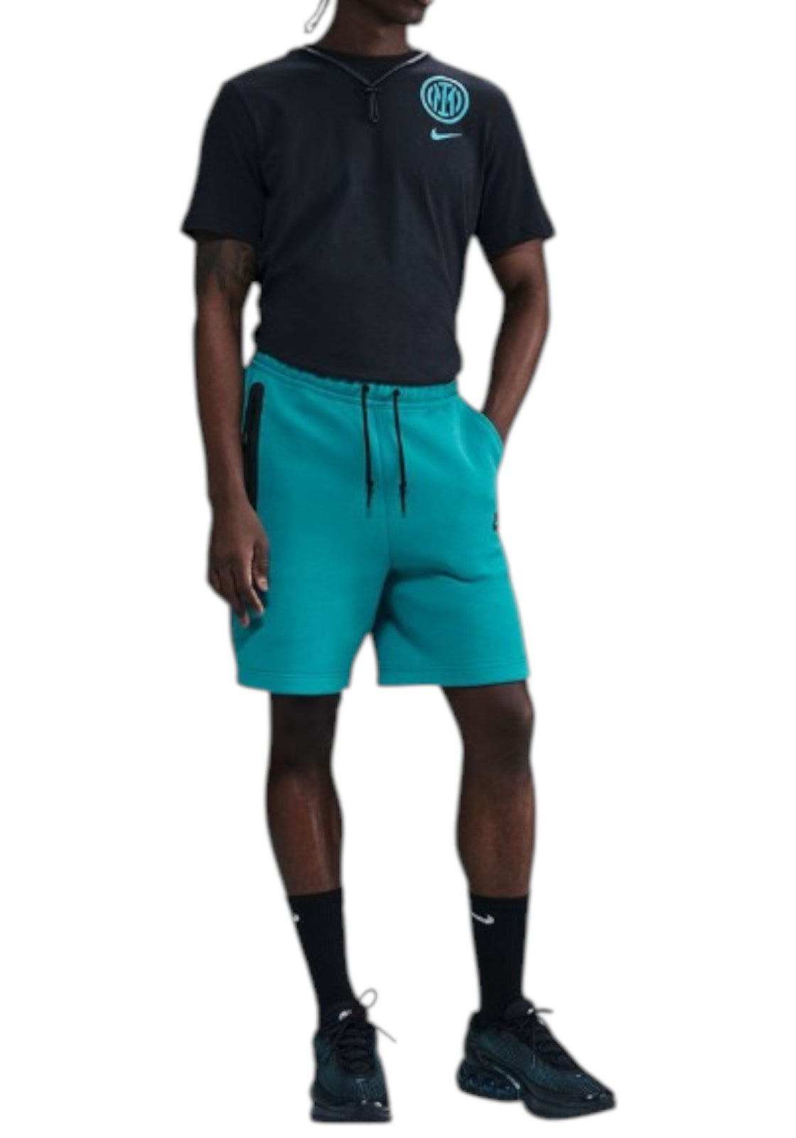 T-SHIRT E CANOTTE Nero/azzurro Nike