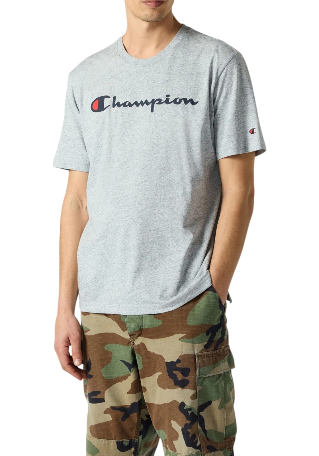 T-SHIRT E CANOTTE Grigio/blu Champion