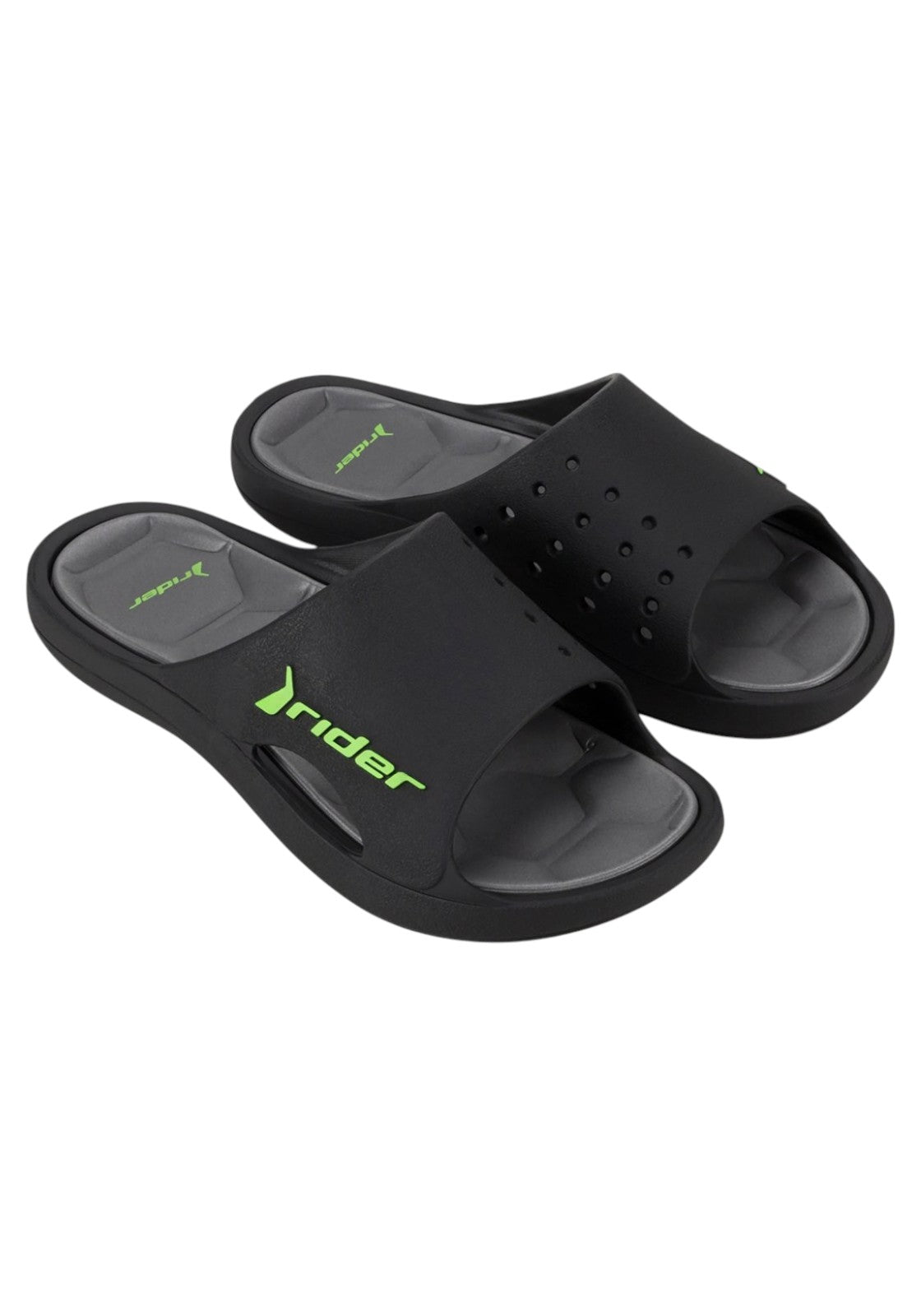 CIABATTE-INFRADITO Nero/grigio Rider