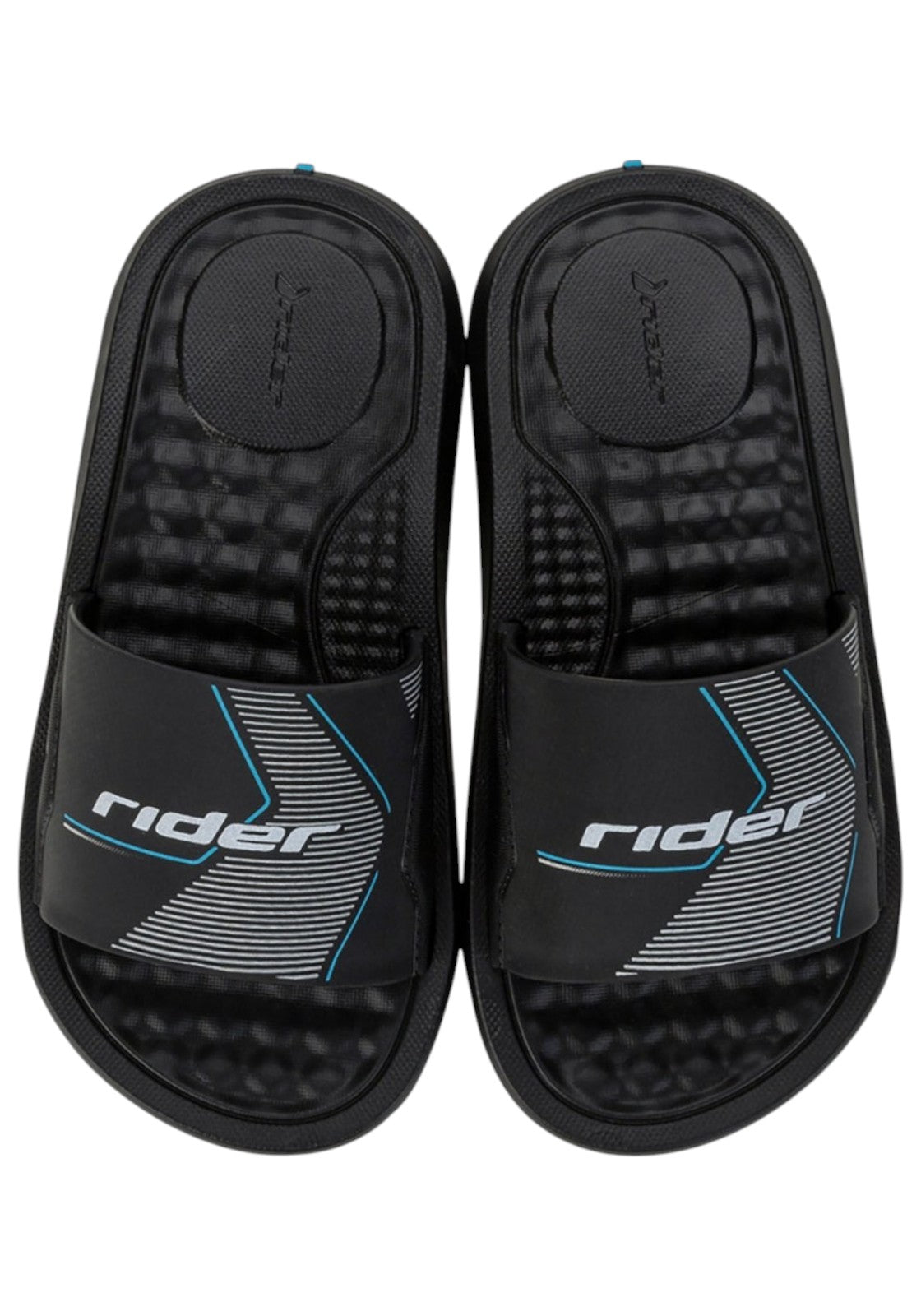 CIABATTE-INFRADITO Nero/bianco Rider