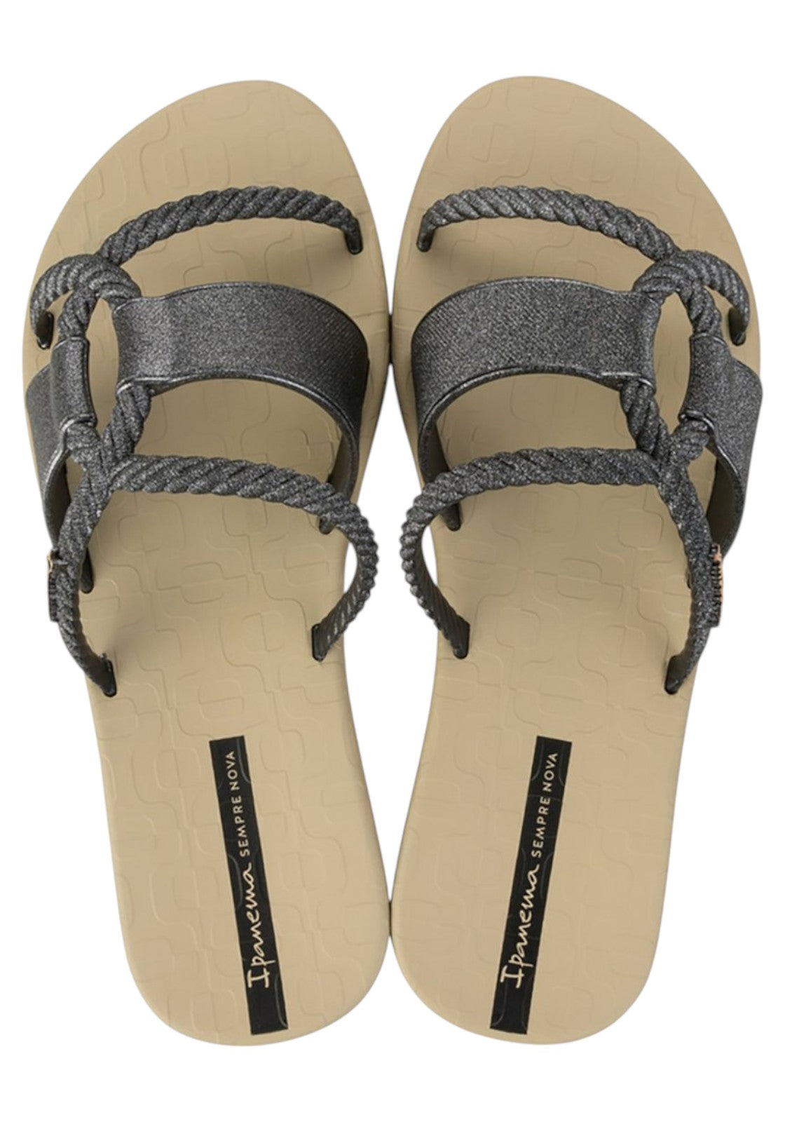 CIABATTE-INFRADITO Beige/grigio Ipanema