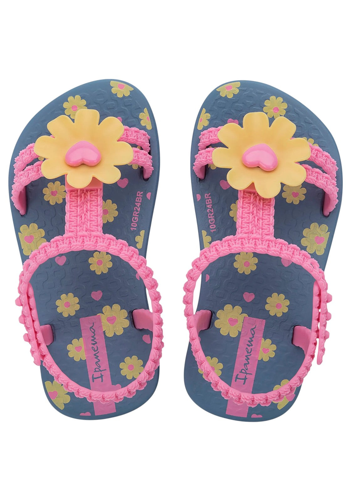 CIABATTE-INFRADITO Rosa/giallo Ipanema