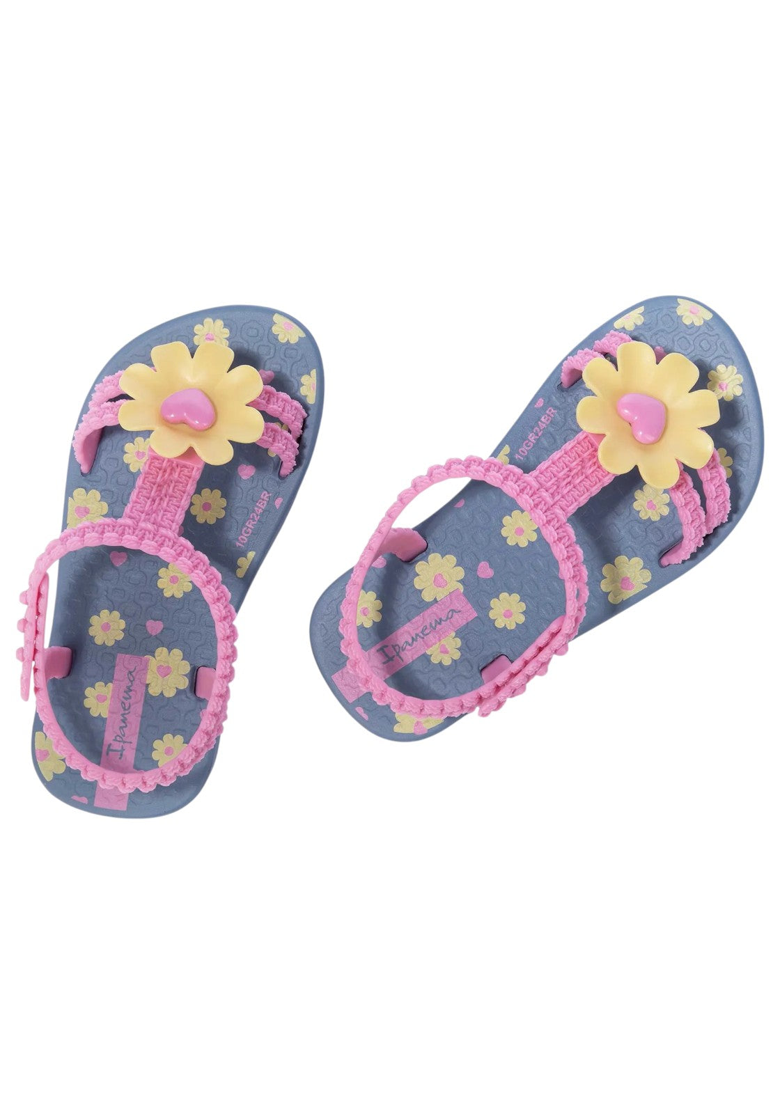 CIABATTE-INFRADITO Rosa/giallo Ipanema